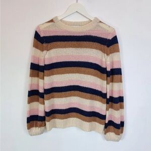 Mi Ami Striped Sweater Size  Small